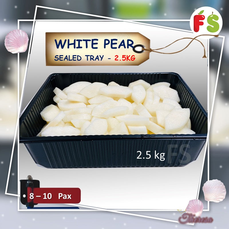 Honey White Pear Sealed Tray 25kg Fs Fruity Pte Ltd 