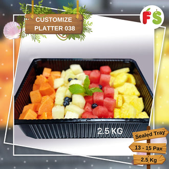 Customize Platter  038 , Sealed Tray 2.5KG