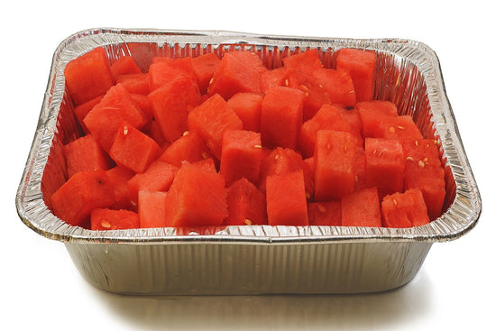 Watermelon Fruit Platter 5KG, Big Aluminium Tray   ( L 50cm, W 30cm)
-ONLY Watermelon-