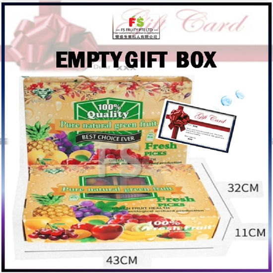 Empty fruit Gift  box - L 43cm x W 32cm X 11 Cm