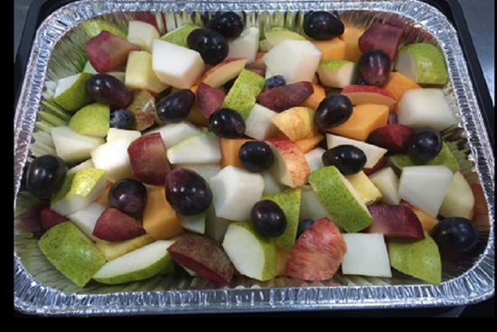 Fruits Salad , MIXED in Aluminium Tray   ( length: 30cm Width: 20cm)